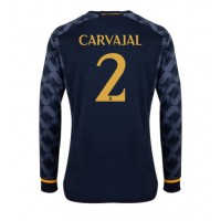 Real Madrid Daniel Carvajal #2 Gostujuci Dres 2023-24 Dugi Rukav